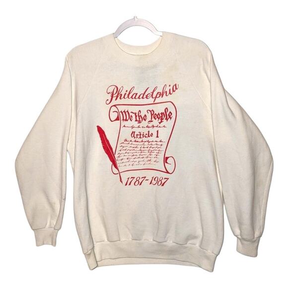 1987 Philadelphia We the People Crewneck - Picture 1 of 5